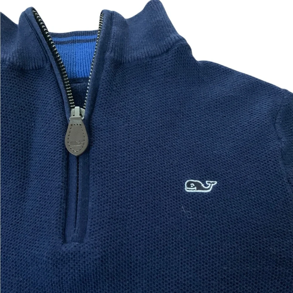 Vineyard Vines Boys Cotton Quarter Zip Pullover Sweater